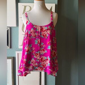 Floral Pink Women's Top